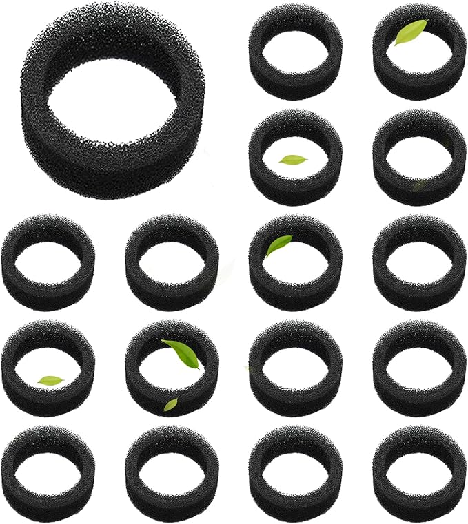 Foam Filters for Cat Water Fountain, Katlikatqi 16 Pack Cat Fountain Foam Filter Replacement, Compatible with SMA-800 Water Pump