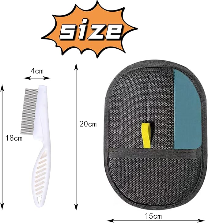 Pet Hair Removal Glove for Grooming & Deshedding, Reusable Electrostatic Dog Cat Brush Mitt for Furniture Car Seats Couch - Soft Lint-Free Microfiber Hair Remover