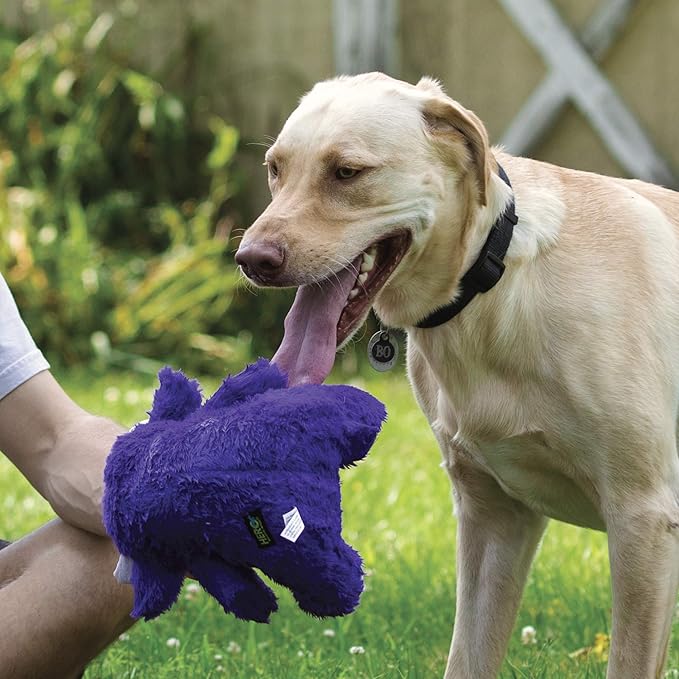 Hero Chuckles Moose, Plush Squeaky Dog Toy, Durable Stuffed Animal with 3 in 1 Squeaker