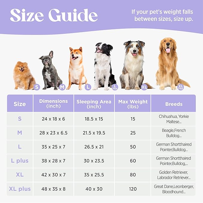 LE SURE Cute Dog Bed Medium Size Dog, Orthopedic Waterproof Medium Pet Beds with Sides, High Back Non-Slip Bottom and Egg-Crate Foam Pet Couch Sofa with Washable Removable Cover, Hazel