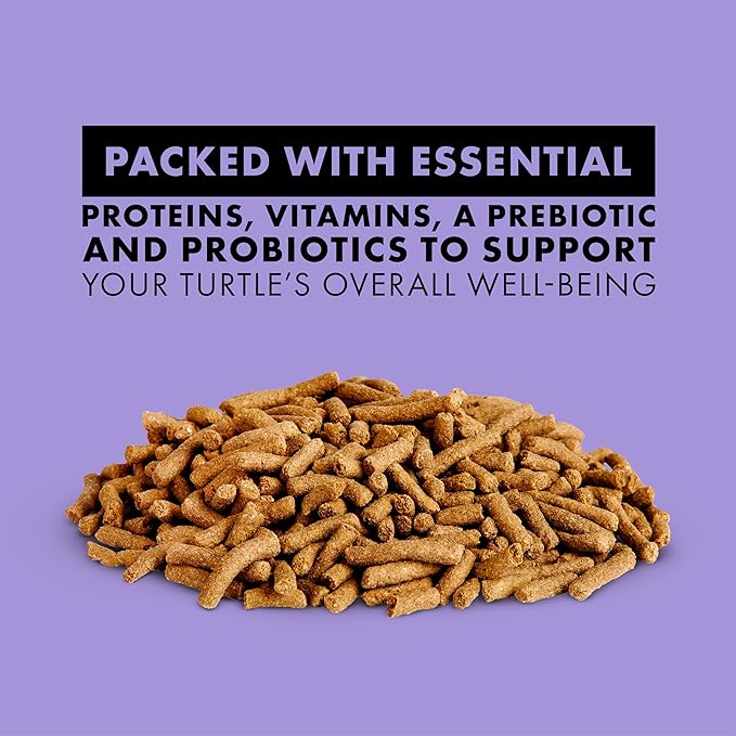 Zilla Pet Aquatic Turtle Sticks, Natural with Added Vitamins and Minerals, Nutrient-Rich Floating Food for Turtles, 1 lb