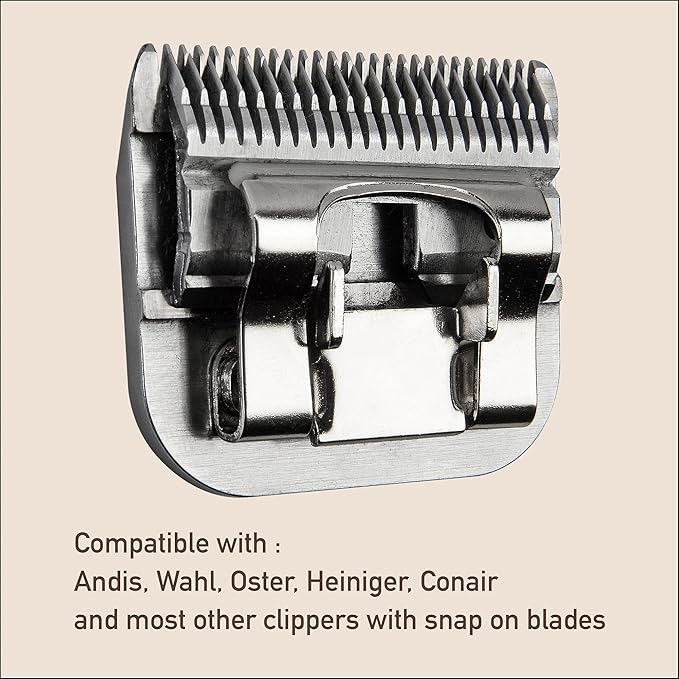 FURZONE Detachable Blade - Size 4F Blades 3/8", Made of Extra Durable Japanese Steel, Compatible with Most Andis, Oster, Wahl A5 Clippers
