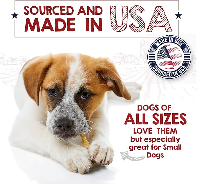 Riley's Turkey Tendons for Dogs - Dehydrated Treats for Small & Large Breeds - Promotes Dental Health - Made in The USA - 12 oz