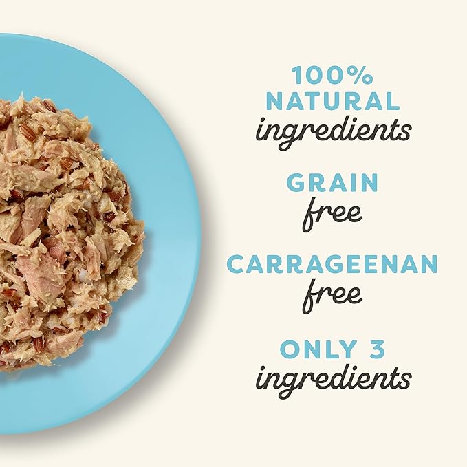 Applaws Natural Wet Cat Food in Broth, Limited and Natural Ingredients, High Protein with No Artificial Additives, Tuna Fillet & Seabream in Broth (12 x 5.3oz Pouches)