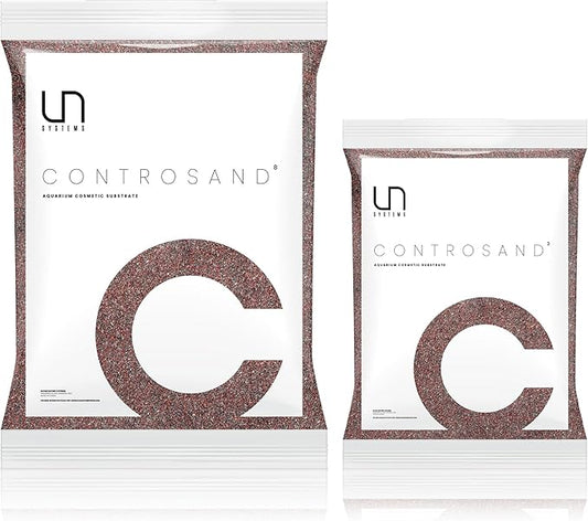 UNS Controsand - Pacifica, 8L - Natural Freshwater 0.4-0.9mm Dark Reddish Sand for Aquascaping Planted Tanks - Aquarium, Terrarium, Paludarium Substrate for Betta, Shrimp, Fish, Jumping Spider, Turtle