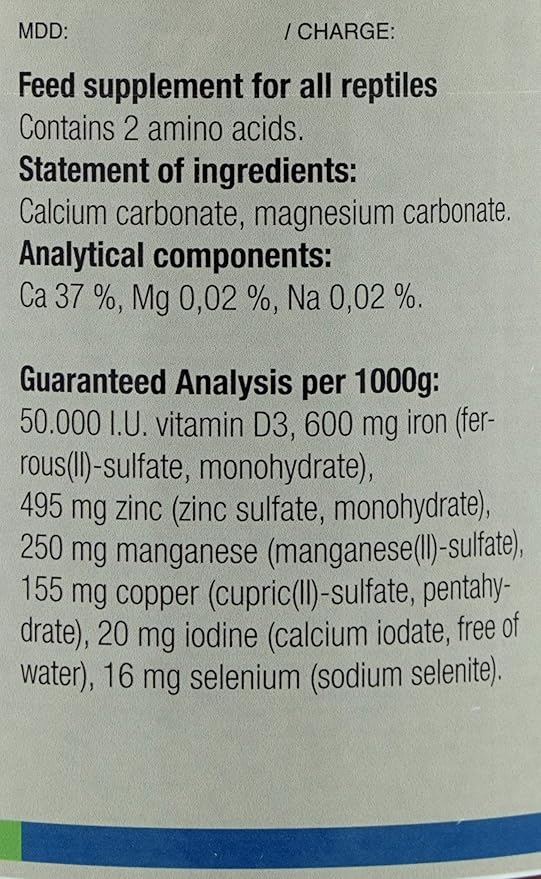 Nekton Rep-Calcium+ D3 Reptile Supplement 130gm, (4.56oz)