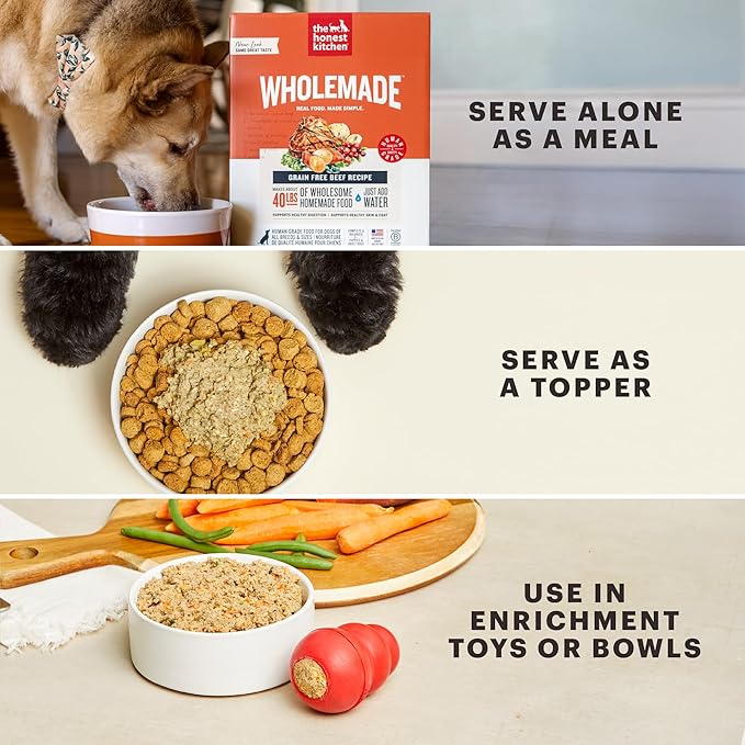 The Honest Kitchen Wholemade™ Whole Grain Turkey & White Fish Dog Food, 10 lb Box