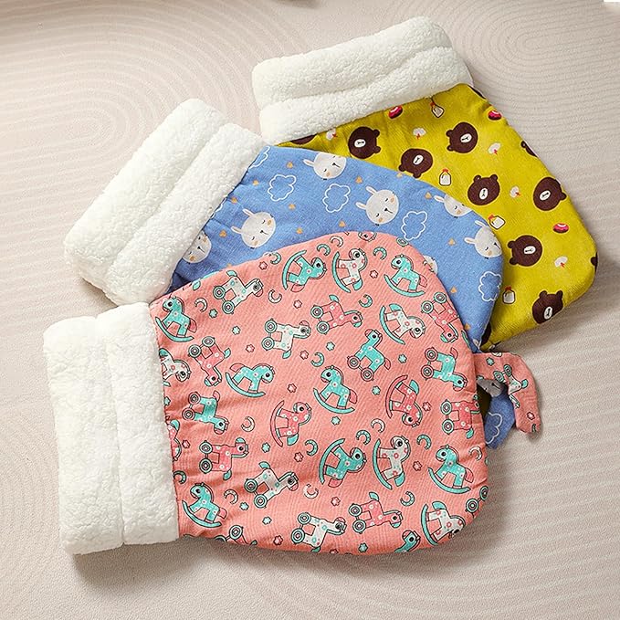 Cat Sleeping Bag - Cozy Pet Nest, Soft Fluffy Washable Bed Cave, Blanket for Indoor Cats (C)