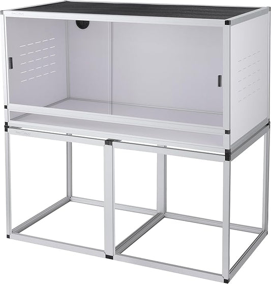 Reptile Enclosure Stand Bundle: Elevate Your Habitat - Includes Stand and Extra Enclosure for a Complete Elevated Setup 40 inches Width