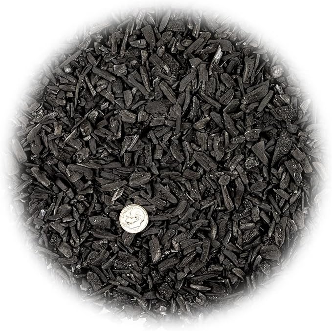 GARDENERA Horticultural Charcoal for Indoor Plants [20-Quart Bag] Black Diamond Soil Amendment for Orchids, Terrariums, and Gardening
