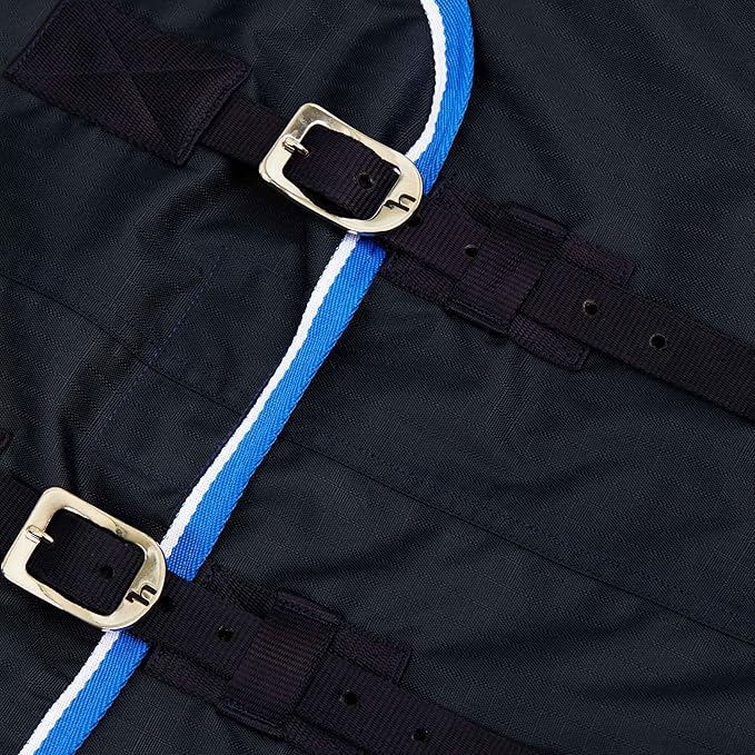 HORZE Glasgow Light Weight Waterproof Turnout Horse Sheet (No Fill) - Dark Blue - 66 in