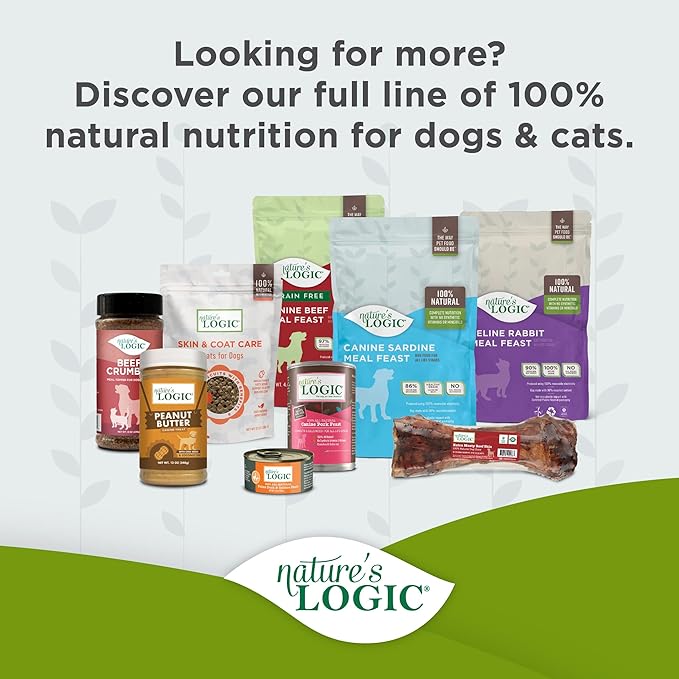 Nature's Logic 24 Count Feline Turkey Canned Food, 24-5.5 oz