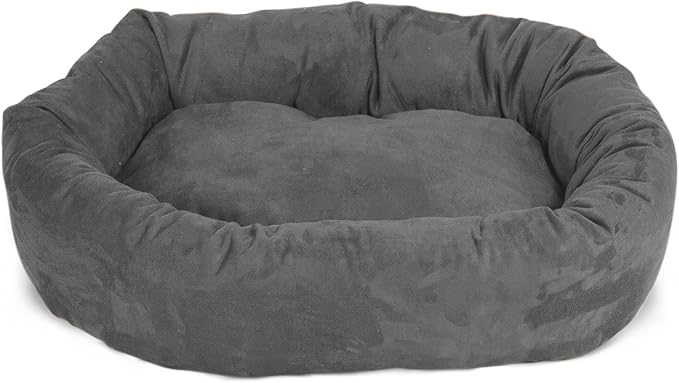 Majestic Pet Villa 40 Inch Shredded Memory Foam Dog Bed for Large Sized Dogs 40x29x9 Inch–Orthopedic Dog Bed with Removable Washable Cover-Washable Large Pet Bed with Head Support-Fern