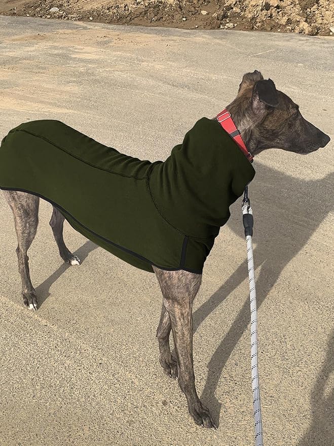 Esobo Fleece Dog Apparel Winter Warm Dog Coat Doggie Turtleneck Cozy Jacket Soft Shirt Vest Stylish Pet Outfits for Small Medium Large Dogs