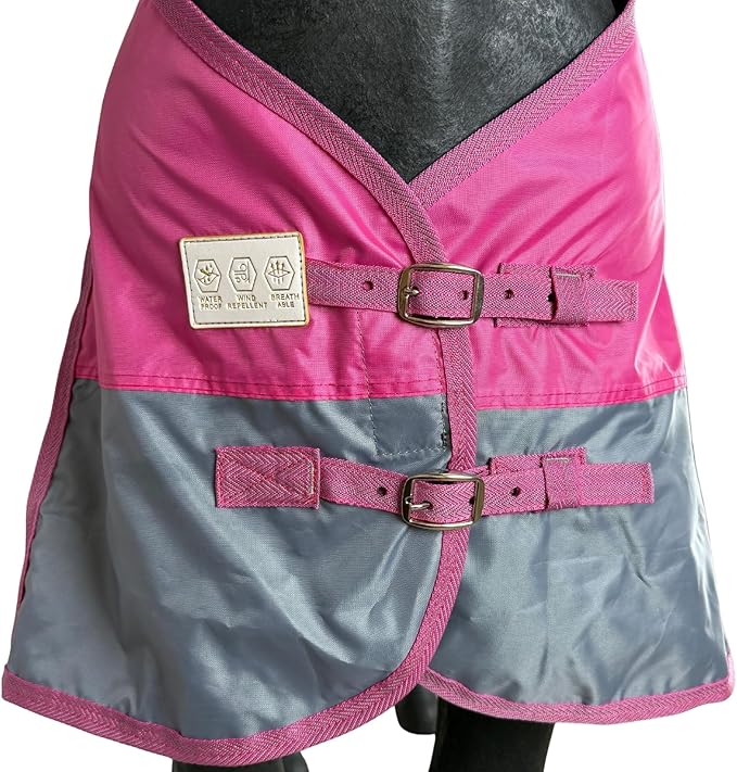 BARN & STABLE 420D Breathable&Waterproof Horse Sheet Summer Sheet for Horse with Removable Web Leg Straps