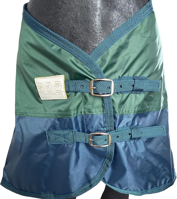 BARN & STABLE 420D Breathable&Waterproof Horse Sheet Summer Sheet for Horse with Removable Web Leg Straps