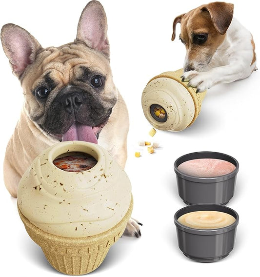 Dispensing Dog Food Dispenser, Keep Dogs Busy,Interactive Chew Toys for Small Medium Large Dogs, Power Chewer