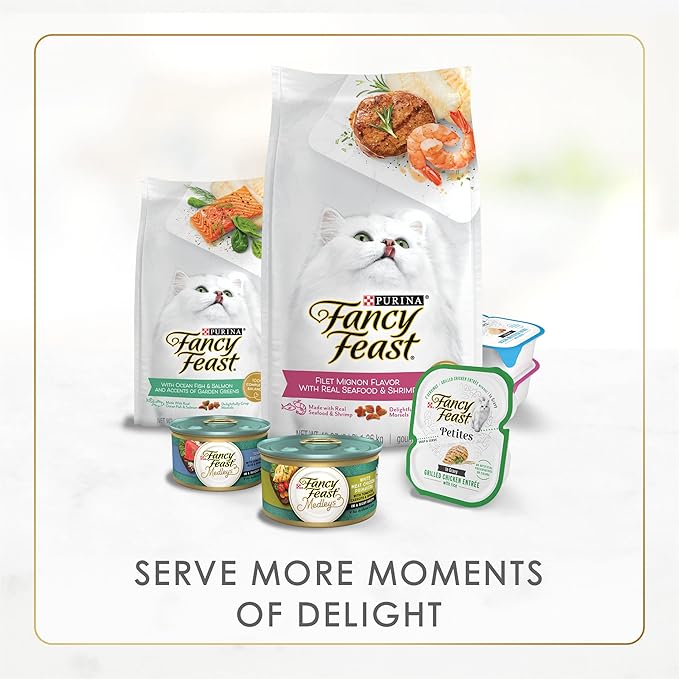Purina Fancy Feast Tender Beef and Liver Feast Classic Grain Free Wet Cat Food Pate - (Pack of 24) 3 oz. Cans