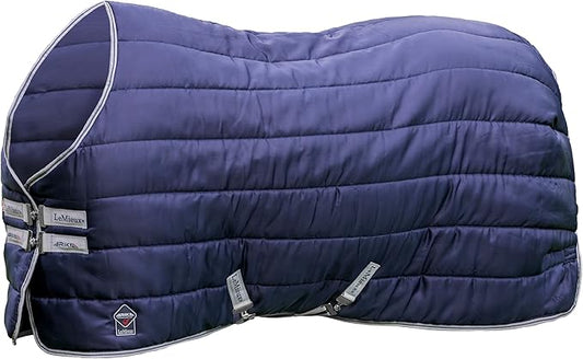 LeMieux Arika Stable-Tek 100g Blanket - Diamond Ripstop Outer - Breathable and Stain Repellent - Navy - 69"