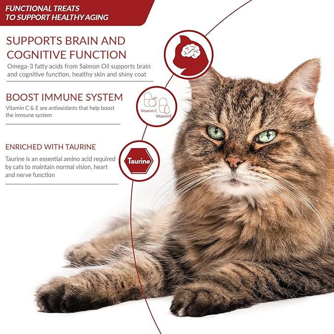 INABA Churu for Senior 10+, Creamy Lickable Cat Treats with Taurine, Vitamin E & C, 0.5 Ounces Each, 20 Tubes, Tuna Variety