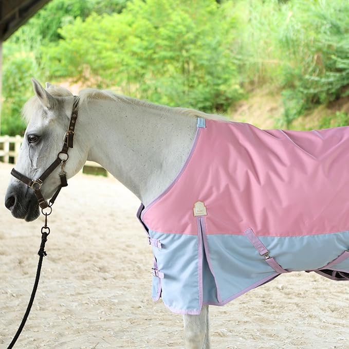 BARN & STABLE 600Denier 3000mm/3000mvp Super Waterproof & Breathable Horse Blankets for Winter with 200g Fill