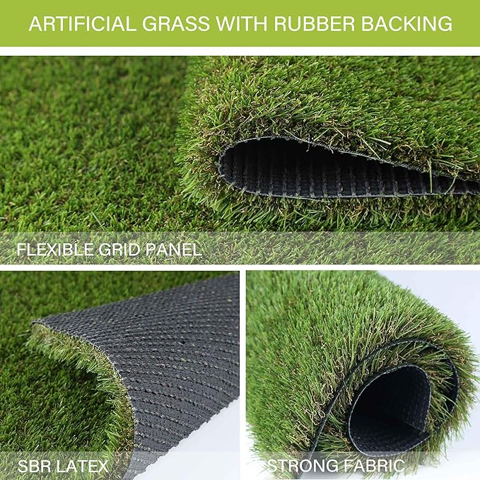 SUNTURF Dog Grass Pads 6 x 8 FT Artificial Grass Pee Pads for Dogs Potty Fake Grass Rug Turf Mat for Dogs Training Indoor Outdoor Garden Lawn Artificial Grass Rug