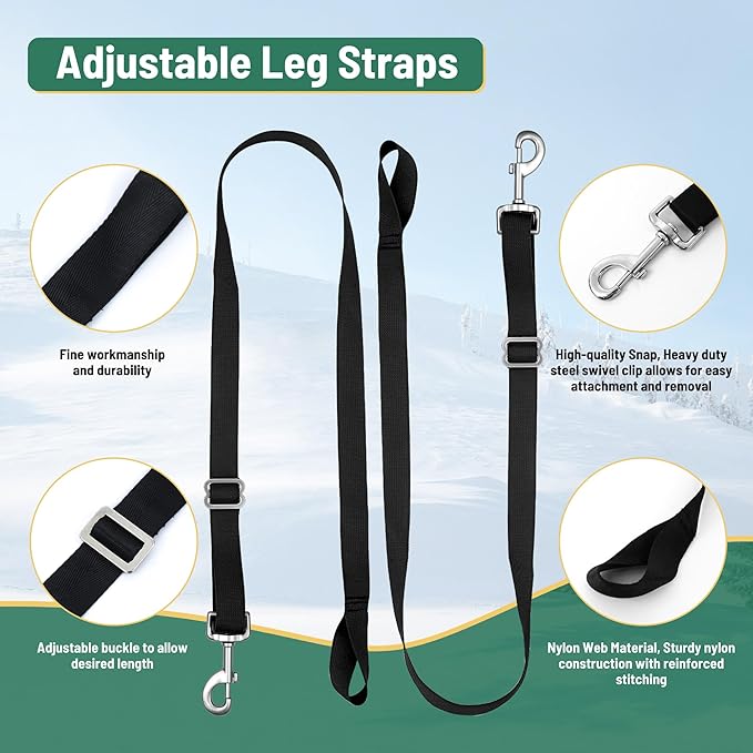 Horse Turnout Blanket | Medium Weight Horse Blanket with 1200D 280g Cotton Filling | Detachable Neck Cover & Belly Wrap (72in/135cm)
