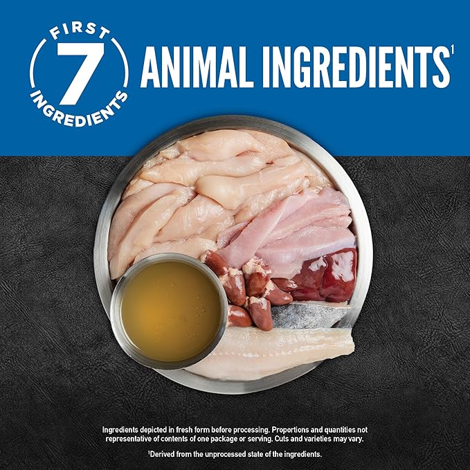 ORIJEN Real Meat Shreds Wet Dog Food Original Stew Recipe 12.8oz Cans (12 Count)