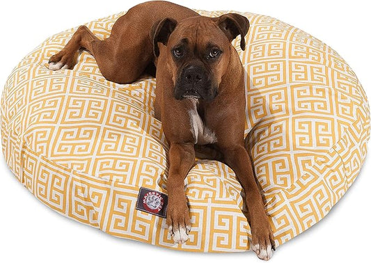 Citrus Towers Large Round Indoor Outdoor Pet Dog Bed With Removable Washable Cover By Majestic Pet Products