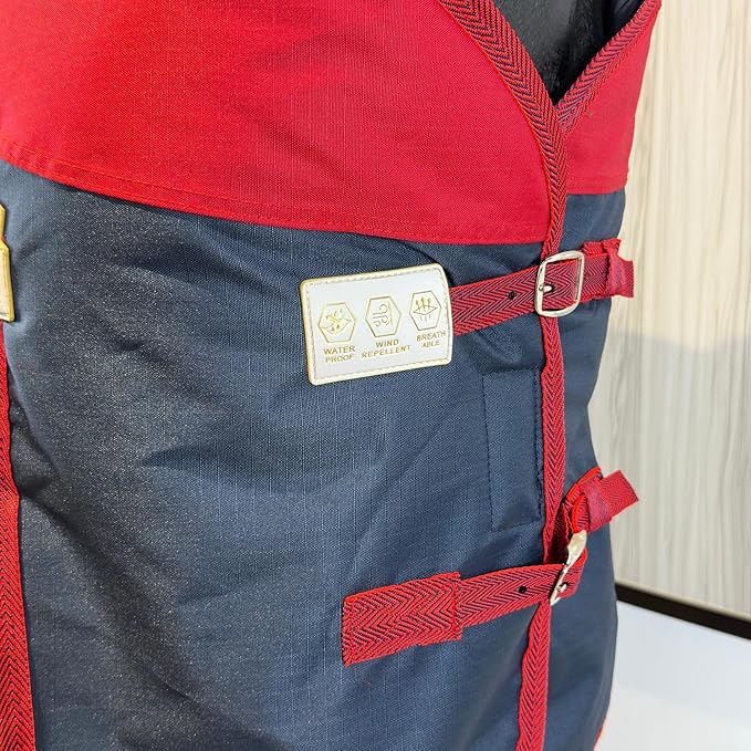 BARN & STABLE 600Denier 3000mm/3000mvp Super Waterproof & Breathable Horse Blankets for Winter with 200g Fill