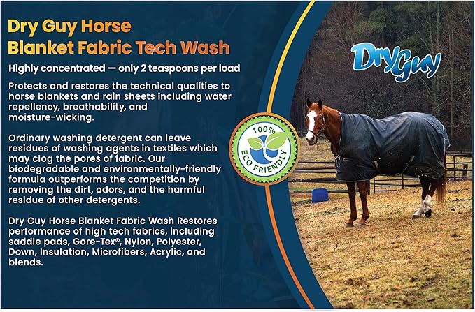 Horse Blanket Fabric Tech Wash