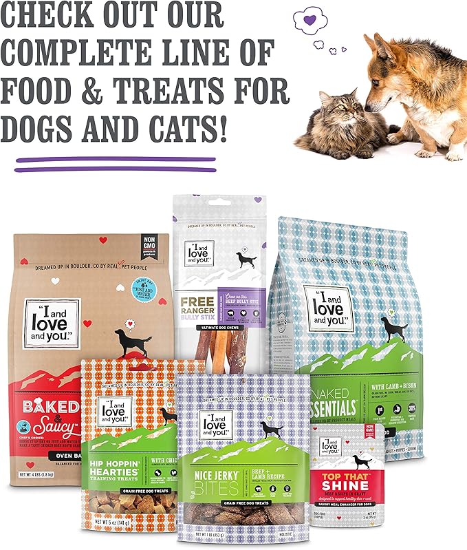 I and love and you Lovingly Simple Dry Dog Food - Lamb + Sweet Potato - Grain Free, Filler Free, Prebiotic + Probiotic 3.85lb Bag