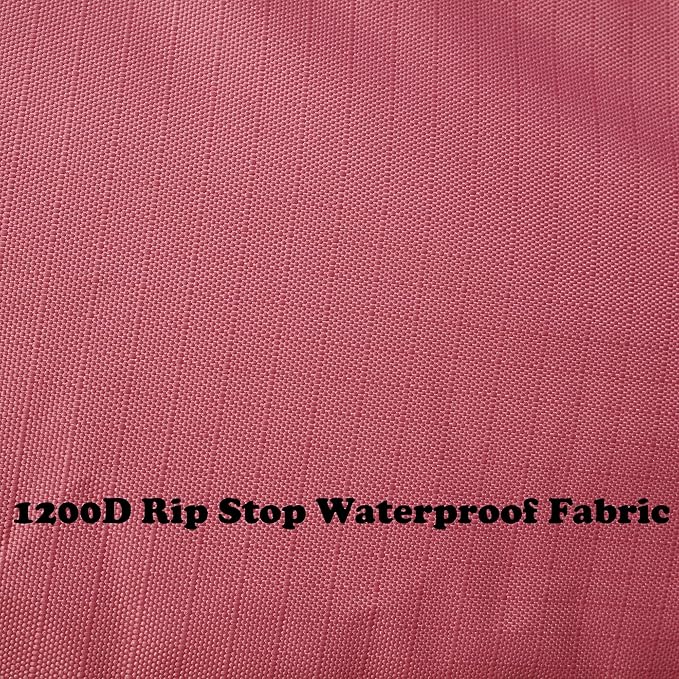LEAFOREST 1200D Turnout Horse Winter Blanket Waterproof Breathable Snow Proof Heavy Blankets 200g Fill Sheet in The Barn, Stable, Stall, Pasture, Paddock Pink Grey 75 inches