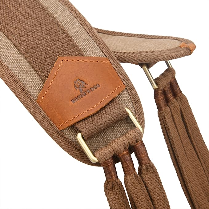 WAYNE'S DOG Canvas Duck Game Carrier - 12 Drops, Slip Noose - Bird Tote, Waterfowl & Goose Hanger, Duck Carrier Lanyard (Brown)