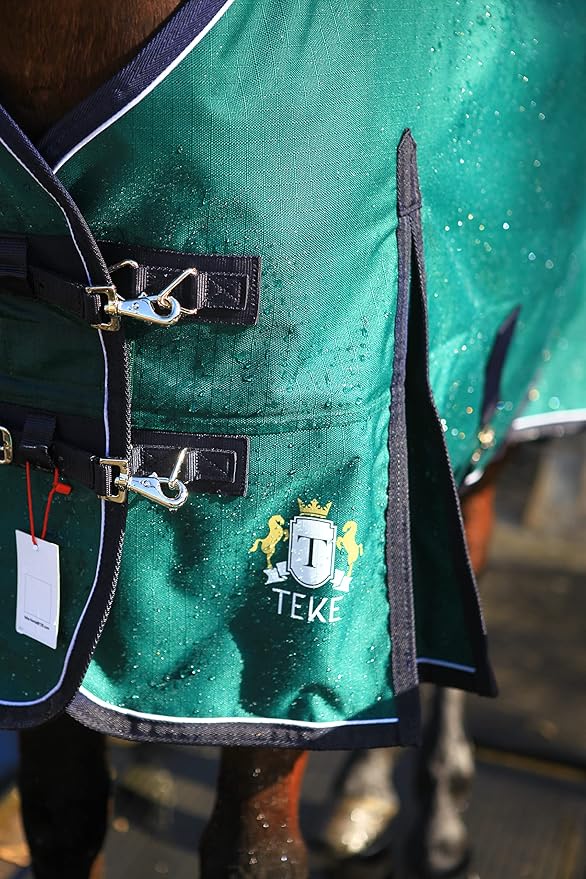 T TEKE Deluxe Turnout Horse Sheets, 1200D Waterproof and Breathable Horse Care Sheets with no Filling (51"-87" Including Miniature/foal Size)