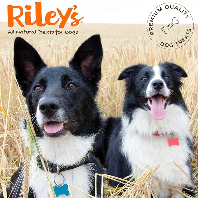 Riley's Turkey Tendons for Dogs - Dehydrated Treats for Small & Large Breeds - Promotes Dental Health - Made in The USA - 12 oz