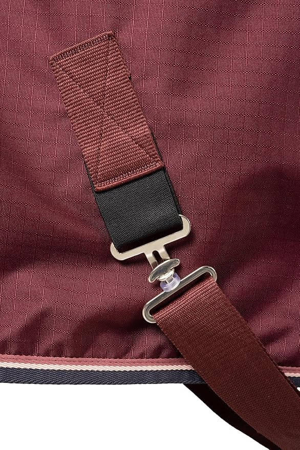 HORZE Glasgow Light Weight Waterproof Turnout Horse Sheet (No Fill) - Burgundy - 81 in