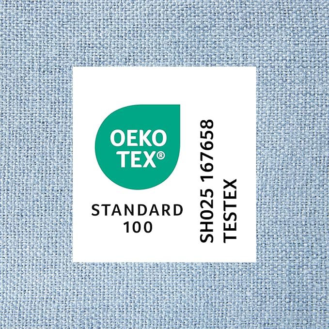 TOWN & COUNTRY EVERYDAY CuddleTown Faux Linen Comfy Cozy Cuddler Pet Bed, Supportive & Calming, Non-Slip Bottom, Machine Washable Cover, Blue, XS 20"x14"x6"