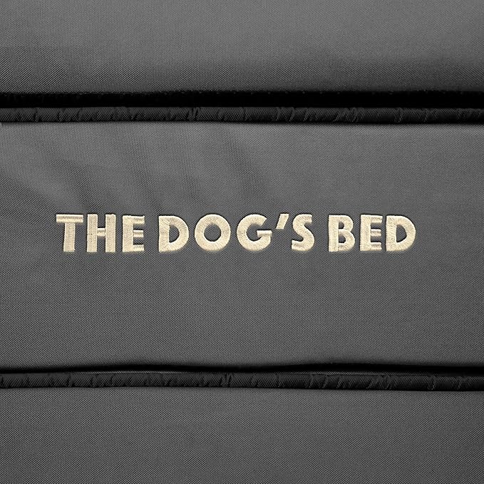 The Dog’s Bed Orthopedic Memory Foam Dog Bed, XXXL Grey & Black, Waterproof, Supportive Dog Bed with Replaceable Covers