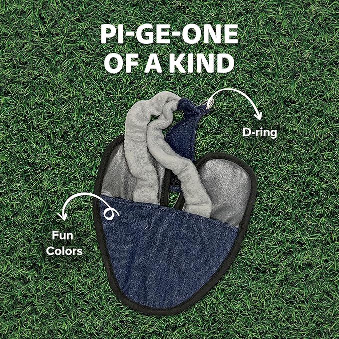 Bird Diaper, Wrap Around, for Larger Pigeons, Small Breed Hens and Roosters, Leak-Proof Design, Comfortable Fleece Strap Bird Harness with Sewn-in Liner & Secure Hook and Loop Closure - XS, Denim