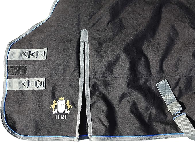 T TEKE Ultimate Turnout Blanket for Horses, 1050D Ballistic Nylon Outer, 300g Heavy Weight Filling